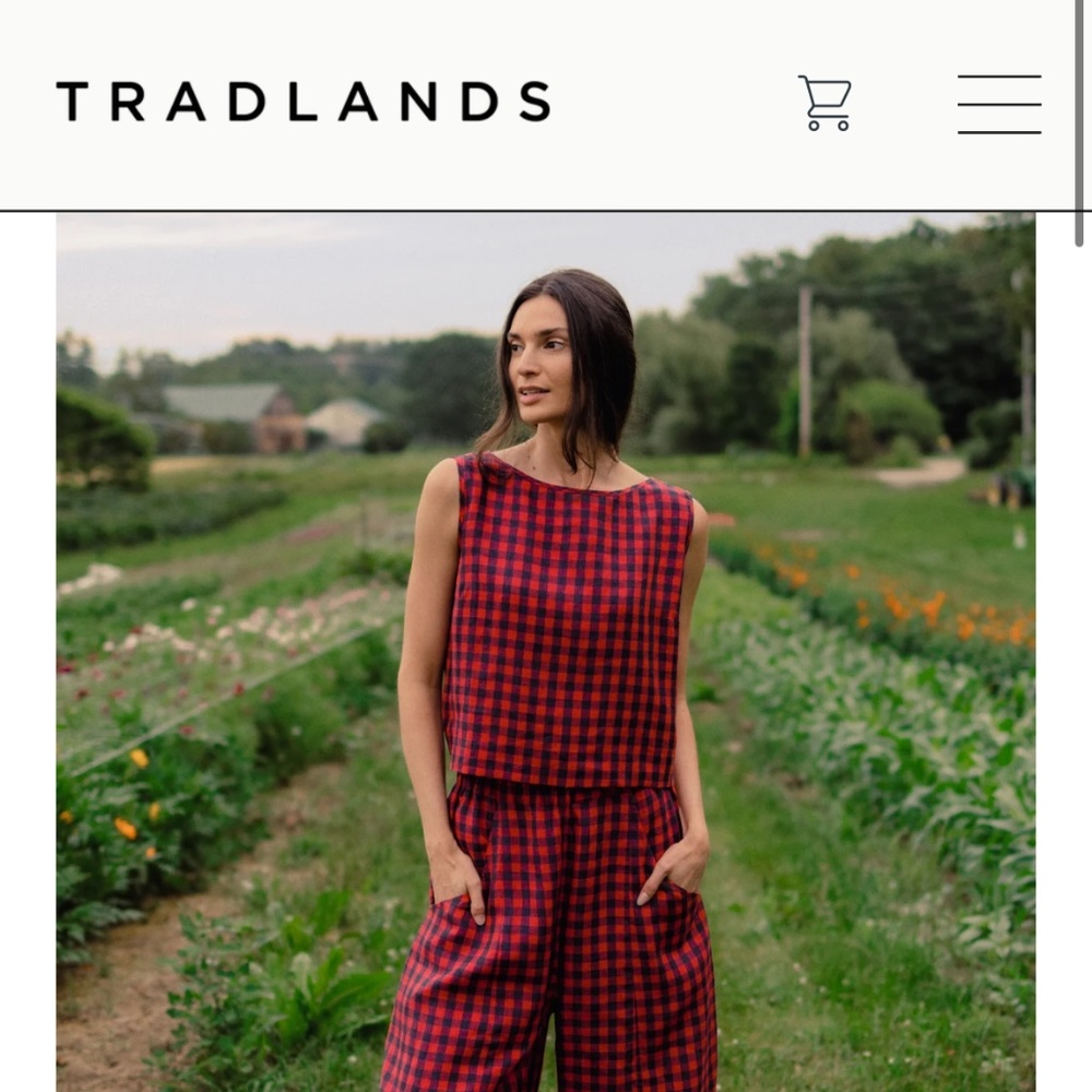 Tradlands Gingham Tank